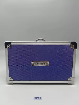 Vaultz Locking Supplies Box Blue W/Silver Trim 8 1/4 X 5 3/16 X 2 1/2 No Key • $16.99