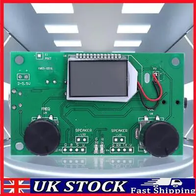 Digital Stereo FM Radio Receiver Module DC 3-5V With LCD Display DIY Radio Kit • £9.59
