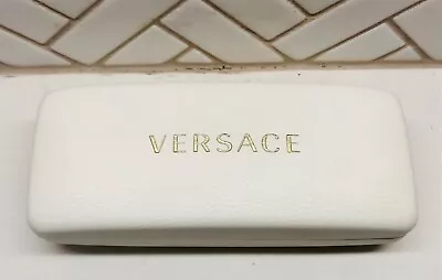Versace White Hard Cover Clam Shell Carrying Case Only For Sunglasses Glasses • $6.99