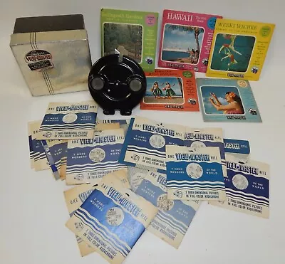 Vintage 1950's Sawyer's Viewmaster In Box Plus 41 Assorted Reels • $86.99