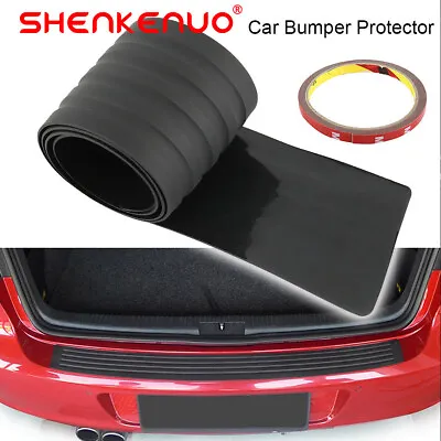 1PC Accessories Rubber Sheet Car Rear Guard Bumper 4D Sticker Panel Protector • $8.86