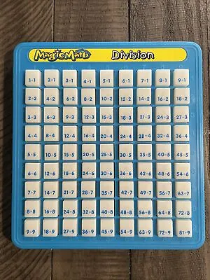 Magic Math Division Push Button Learning Game 1993 Education Home School Vintage • $18.99