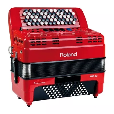 Roland V-Accordion Keyboard FR-1XB RD Red Built-in Speaker Amplifier AC100V • $1708