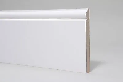 Skirting Board  White Primed MDF  Torus  168 X 18 X 4400mm • £5.99