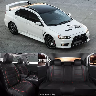 For Mitsubishi Lancer Sedan 5 Seat Set Car Seat Covers Front Rear Luxury /2Front • $94.09