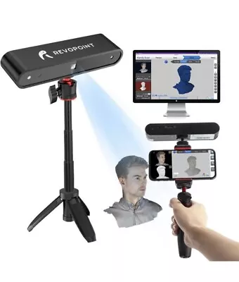 Revopoint POP 1 3D Scanner  + Handheld Battery Remote + Turntable - Unused- Mint • £139.99