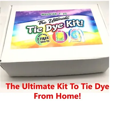 Ultimate UK Tie Die Kit (Tie) - 12 Colours T-Shirts Arts Crafts Professional • £7.99