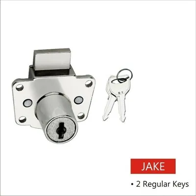 Steel Cam Lock Locker Cabinet Cupboard Door Drawer Furniture Post Mailbox 2 Keys • £5.95