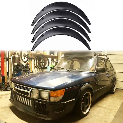 3.5  Fender Flares Flexible Extra Wide Body Kit Wheel Arches For Saab 900/ 9-5 • $69.11