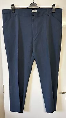 FARAH Men’s New Blue 44S Smart Dress Formal Trousers 44” Waist & Inside Leg 29” • £7.99