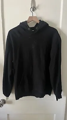 Buck Mason Hoodie Adult Medium Black Pocket Pullover Sweatshirt Loopback • $38