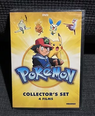 NEW Pokemon Collectors Set: 4 Movies (DVD 4EverHeroesDestiny DeoxysJirachi • $12.90