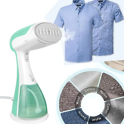 Garment Handheld Steamer 3500W Fabric Curtain Clothes Iron Heat Travel Steam Iro • £20.30