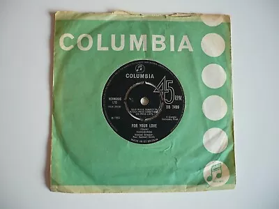 The Yardbirds For Your Love 7  Vinyl UK 1965 Columbia 1st Press 1/1 KT Single • £10.99