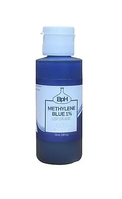 Methylene Blue Usp (pharmaceutical) Grade 1% Solution (0.5 Mg Per Drop) — 5... • $42.49