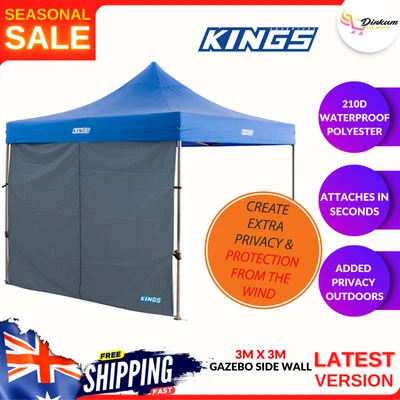$61.13 • Buy Gazebo Side Walls 3mx3m Waterproof Portable Fits Most Gazebos Outdoor Canopy NEW