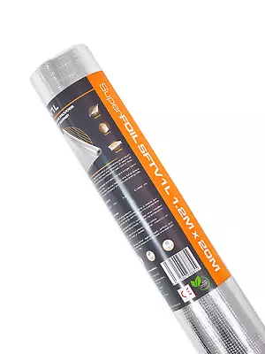 SuperFOIL SFTV 1L Reflective Membrane 1.2m X 20m Roll - Vapour Control Layer • £64.99