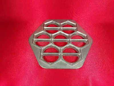 Vintage Dumplings Mold Aluminum Vareniki Cutter Making Pierogi Metal Ravioli 5 • $35