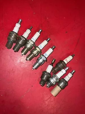 Vintage Motorcycle Bsatriumphnorton Job Lot Lot Spark Plugs Ngkklgchampion • $7.45