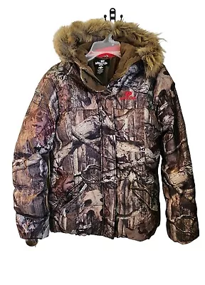 Mossy Oak Break Up Infinity Jacket Large 42-44 Detachable Hood Great Condition  • $19.95