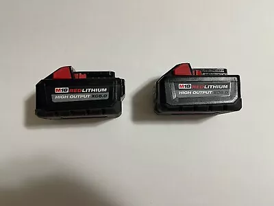 Milwaukee M18 REDLITHIUM HIGH OUTPUT XC 6.0 Li-Ion Battery Pack (2 Pk) • $110