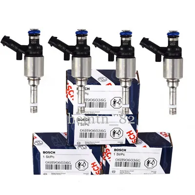 4Pcs OEM BOSCH Fuel Injectors 06H906036G For Audi A4 TT VW Jetta Golf CCTA 2.0T • $93.88