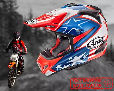 Arai Off-Road V-CROSS4 HAYDEN SB Motorcycle Helmet Japan L-XL Size • $705.71