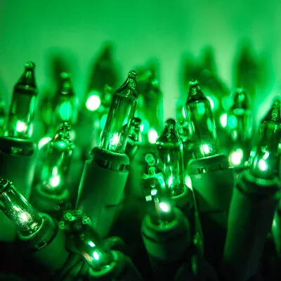 $16.99 • Buy St. Patricks Day Green String Lights, 50 Or 100 Green Mini Lights, 21'-50'