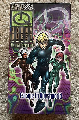 Jonny Quest VHS 1996 Escape To Questworld The Real Adventures Cartoon Network • $9.50