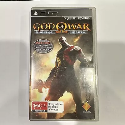 God Of War Ghost Of Sparta + Manual - PSP - Playstation Portable - Free Post! • $49.99