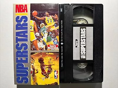 NBA Superstars (VHS 1989) Sports Illustrated Basketball Magic Bird Jordan • $2.25