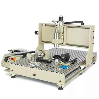 3/4Axis CNC 3040/6040/6090 Cutter Router Engraver Milling Machine 2200W VFD NEW • $1059