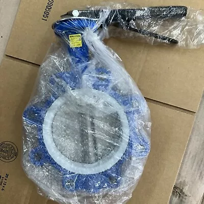 6” Lug Butterfly Valve PTFE TEFLON Seat Stainless CF8M Disc ANSI 150 Pattern • $222