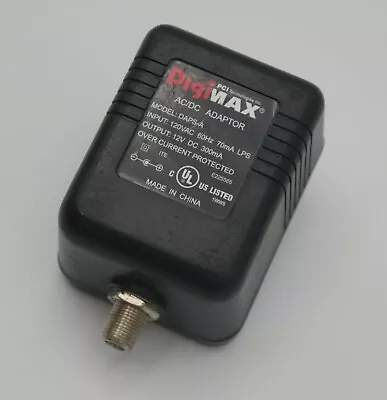 DigiMax Ac/dDc Adapter DAPS-A  Wall Apdater -  12 V DC 300mA Output  • $13.99