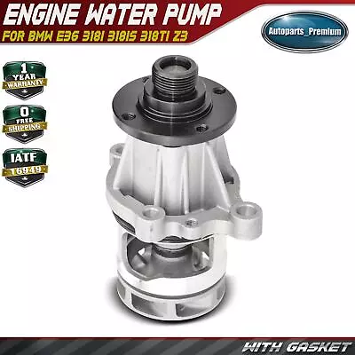 New Water Pump With Gasket For BMW E36 318i 318ti 318is Z3 91-99 11510393338 • $29.99