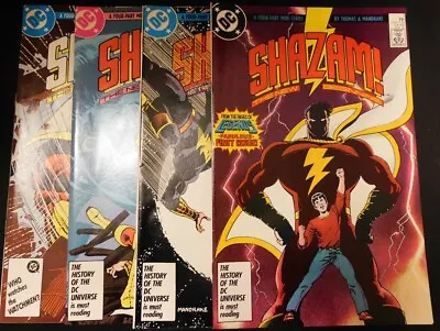 Shazam The New Beginning 1-4 Dc Comic Set Complete Thomas Mandrake 1987 Fn/vf • $8