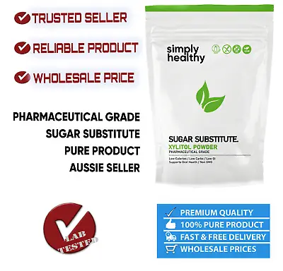 Xylitol Pure Powder 1kg Natural Sweetener Sugar Substitute Simply Healthy • $30.95