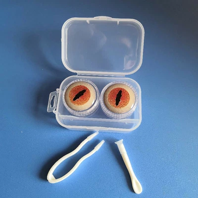 £6.18 • Buy 2PCS Anime Eyeball Case Pocket Contacts Soaking Box Portable Plastic Eye
