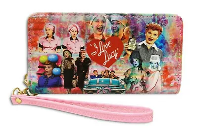 I Love Lucy Wallet Womens Pink Collage Retro TV Comedy Graphic Fashion Accessory • $19.79