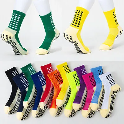 Unisex Pro Sport Socks Anti Slip W/s Grip Socks Soccer Football Basketball Socks • $4.49