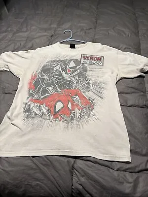 Rare 23x27” Retro Vintage Xl Marvel Venom Is Back Adult  T-Shirt Tee Spider-man • $90