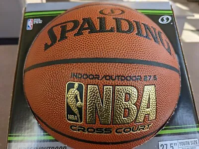 27.5  Basketball Spalding NBA Cross Court Indoor Outdoor Youth • $55