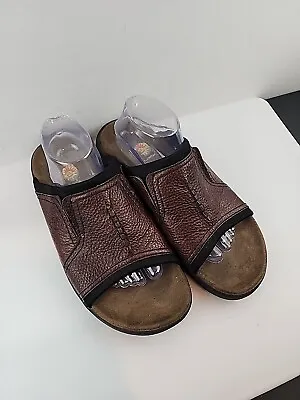 Earth Shoe Mens Slip On Sandals Brown. Pre-owned.  Size 11 (Joel) • $17.99