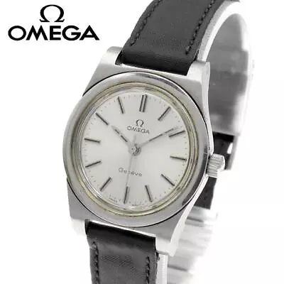 Vintage Omega Geneve Women's  Silver Dial Swiss Made Round 535.0031 • $253