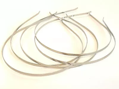£1.99 • Buy Plain Metal Hair Band Silver Gold Black Base Wedding Design Millinery Crafts Lot