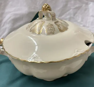 Vintage German Schonwald MCM  47 Tureen With Lid Ivory/gold Hard-to-find • $40