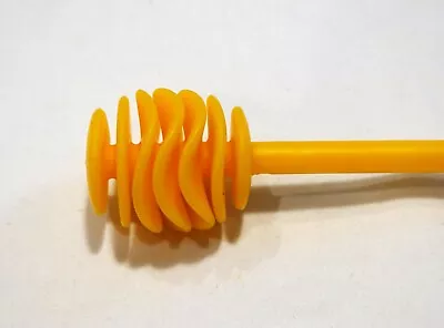 Vintage Wecolite Plastic WAVY Honey Dipper For Honey Pot SIGNED Wecolite USA • $18.50