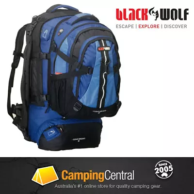 $189.95 • Buy BLACK WOLF CEDAR BREAKS 90L Backpack Travel Hiking Bag Pack 90 Litre