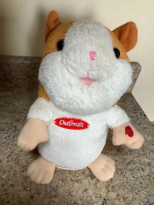 Chatimals Interactive Dragon-I Talking Hamster Repeats Speech Plush Toy 2012 • £10