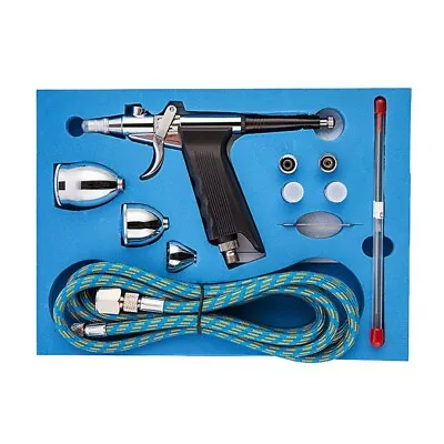 Precision Airbrush Air Compressor Kit Craft Cake Paint Art Spray Gun Set • $52.04